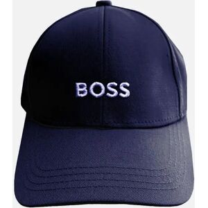 Men's Hugo Boss Men's Zed Navy Cap with White Boss Logo - Size: ONE size