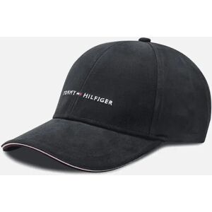 Tommy Hilfiger Men's Embroidered Logo Black Cap - Size: ONE size