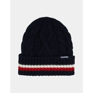 Men's Tommy Hilfiger Monotype Chunky Knit Mens Beanie - Blue - Size: ONE size