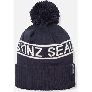 Women's Sealskinz Unisex Heacham Waterproof Icon Bobble Hat - Navy - Size: L/XL