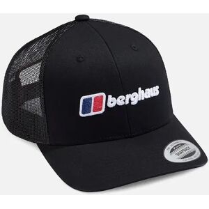 Women's Berghaus Unisex Logo Recognition Baseball Trucker Hat Cap - Black - Size: OS