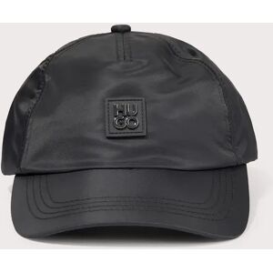 HUGO Men's Stacked Logo Jude Cap - Black - Size: ONE size