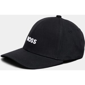 Men's BOSS Orange Zed Mens Cotton-Twill Six-Panel Cap with Embroidered Logo NOS - Black - Size: ONE size