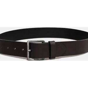 Men's BOSS Orange Jeeko Mens Leather Belt With Logo Buckle NOS - Black - Size: W34