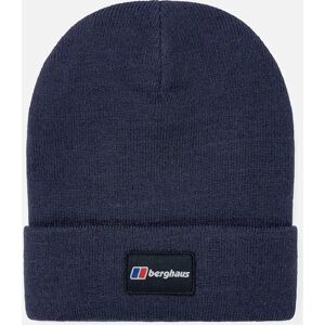 Men's Berghaus Adults Logo Recognition Rolled Cuff Beanie Hat - Navy - Size: ONE size