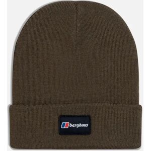 Men's Berghaus Adults Logo Recognition Rolled Cuff Beanie Hat - Green - Size: ONE size