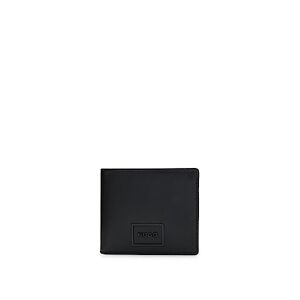 Hugo Boss Mens Elliott 2.0 4 cc coi Billfold Wallet in Smooth Leather with Metal-Framed Logo
