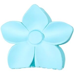 Calager Women High-end Hair Clip Chic Hair Accessory Flower Shape Hair Claw Cross Teeth Anti-slip Design Hair Clip Strong Grip Back Head Hair Accessories Blue