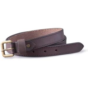 Lakeland Leather Keswick Real Leather Women's Belt (Small, Dark Brown)