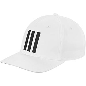 adidas Golf Mens Golf Tour Three Stripes Cap - White - One Size