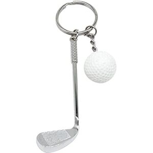 Eastuy Golf Keychains for Men - Sports Golf Charm Keyring Pendant,Metal Cute Golf Key Chains for Purse, Bag, Backpack Keychain Accessories Decorations