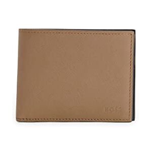 Mens Jaimie 6 cc Textured-Leather Billfold Wallet with Embossed Logo