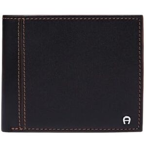 Aigner Javis Horizontal Wallet - Black/Brown, black