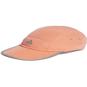 adidas Unisex Running Packable HEAT.RDY X-City Cap, Coral Fusion/Reflective Silver, M