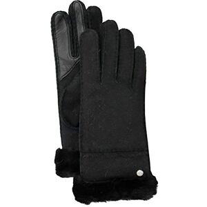 UGG Women's W SEAMED TECH GLOVE, Black, L UK