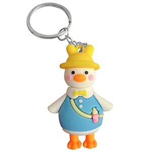 Yemyap Cute Duck Keychain, Creative Cute Little Travel Duck Keychains, Duck Party Favors Cute Small Ducky Pendant Accessories for Birthday Party Baby Shower