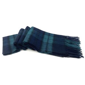 Clans Of Scotland BRAW CLANS TARTANS Black Watch 100% Pure Lambswool Tartan Scarves - Unisex Winter Warmer for Men and Women - Multipurpose - Gift for Him/Her - Various Checkered Plaid Scarf - 12x60 Inches