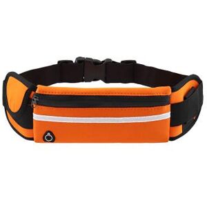 Guyana Running Belt Women's Running Belt, Waist Bag, Waterproof Wallet, Men's Bag Waist Belt Sports Waist Bag, Money Belt (Color : Orange)