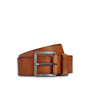 Hugo Boss BOSS Mens Jeeko Sz40 Leather belt with logo buckle