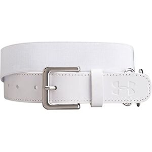 Under Armour Boys' Baseball Belt, (100) White/White/White, One Size Fits All