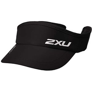 2XU Unisex Run Visor, Black, one Size