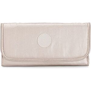 Kipling Money Land Women’s Wallet, Silver (Metallic Glow), 18.5x10x3 Centimeters (B x H x T)