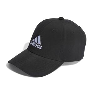 adidas Unisex Embroidered Logo Lightweight Baseball Cap, Black/White, One Size (OSFW)