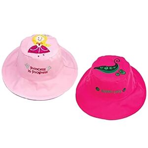 flapjackkids fj-luv0123 m Summer Hat, Reversible, Anti-UV, Princess/pisellini