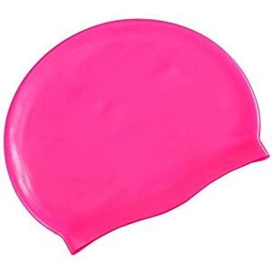 CWUINXMR Swimming Caps, Unisex Silicone Swimming Cap Waterproof Swimming Hat Sports Elastic Swimming Hat Rubber Swimming Accessories for Adult Hat (Color : Rot)