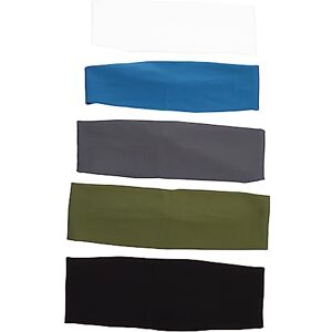 MAGICLULU 25 Pcs Men's Sports Headband Turbans for Men Stretchy Hair Ties Small Mirrors for Crafts Stylish Headband Elastic Headbands Bandana for Hair Polyester Outdoor Fitness Sweatband