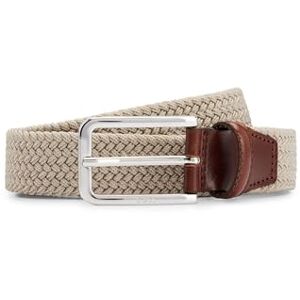 Hugo Boss BOSS Mens Clorio Sz30 Woven belt with leather facings