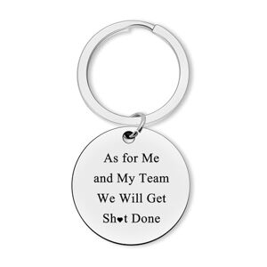 Keyring Gifts Funny Boss Day Gifts For Men Women Boss Lady Gifts Keychain Funny Gifts for Team Leader Colleague Manager Appreciation Gifts Office Coworker Farewell Christmas Retirement Gifts