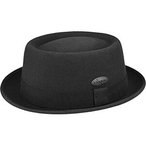 Kangol LiteFelt Porkpie Hat, Black, X-Large