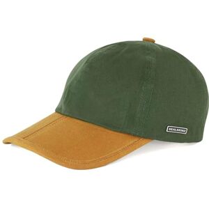 SEALSKINZ Marham Waterproof Oiled Canvas Unisex Cap Hat Two-Tone Outdoor Hat All-Weather Protection One Size, Olive/Tan