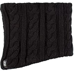 HEAT HOLDERS Ladies 1 Pack 3.5 Tog Heatweaver Yarn Neck Warmer (One Size, Black)