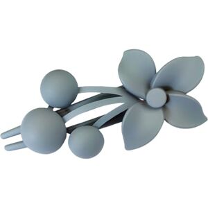 Calager Olive Green Hair Clip Claw for Showering Frosted Texture Flower Decor Thick Thin Non-slip Matte Finish Large Back Head Blue