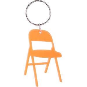 Ekoama Acrylic Mini Backrest Chair Keychain Hanging Ornament Keyholder Handbag Pendant Couple Keyring Gift For Men Women