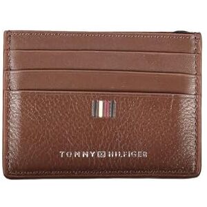 Tommy Hilfiger Men's TH Central CC Holder AM0AM11858 Wallets, Brown (Dark Chestnut), OS