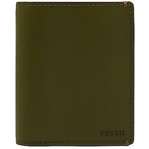 Fossil Mens Leather Slim Minimalist Two Fold Front Pocket Joshua Green Moss Bifold Wallet