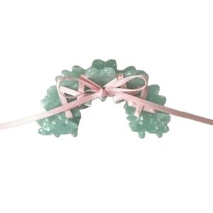Awydky Acrylic Hair Claw Ribbon Tie Bowknot Acetate Claw Clips Elegant Women Headwear Sweet Grab Clips Hair Accessories Fashionable Hairpin