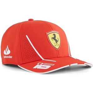 Puma Scuderia Ferrari 2024 Charles Leclerc Cap Burnt Red One Size Fits Most