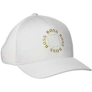 Boss Men's Circle Baseball Cap, White (White 100), One (Size: Onesi)