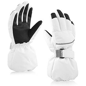 Seyufn Children's Winter Gloves Boys Ski Gloves Warm Girls Gloves with Fleece Lining Waterproof Ski Protection Gloves Sports Gloves 4-14 Years