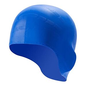 Mklhavb Swimming Cap Adults Swimming Caps Men Women Silicone Pool Cap Ear Protect Bathing Hats For Long Short Diving Pure Color Waterproof Hat Waterproof Swimming Cap (Color : Blue)