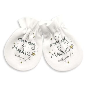 For Babies Baby Boys' Gloves white Every day is magic with me