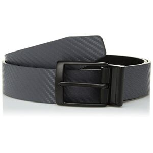 Nike Men's Standard Carbon Fiber-Texture Reversible Belt, dark grey/black, 38