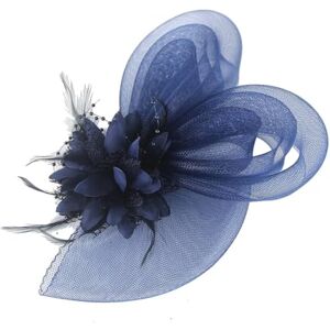 Generic Bridal Wedding Party Fascinators Hats With Veil And Feather Flower Hat Cocktail Tea Party Headwear Headband Hair Clip