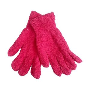 Yiqinzcxg Winter Warm Gloves Stretchy Mittens Adult Coral Velvet Solid Color Full Finger Gloves Skiing Gloves For Cold Weather Cycling Gloves Autumn Winter Sunproof Unisex Cycling Gloves For Men Road Full