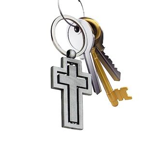 PEKMAR Key Chain 360 Degree Rotating Metal Key Chain,Religious Door, Car, Key Holders, Faith Keychain Jesus Key Rings, Christian Charm Gift for Women Men