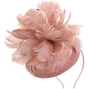 Generic Feather Fascinator Hat With Hair Clip Elegant Banquet Wedding Ceremony Tea Party Headwear For Women